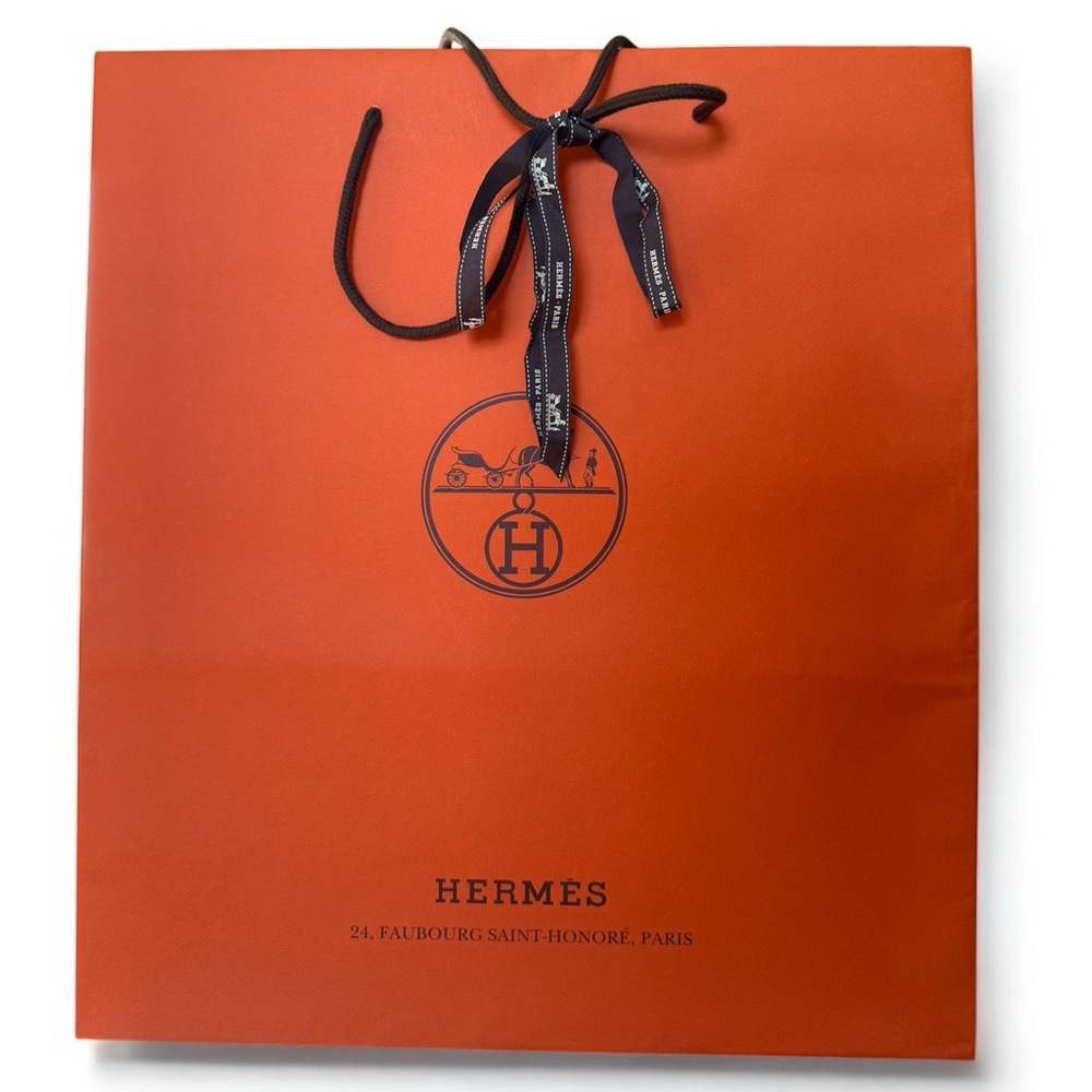 💞Authentic💞Hermes Large Empty Shopping Bag